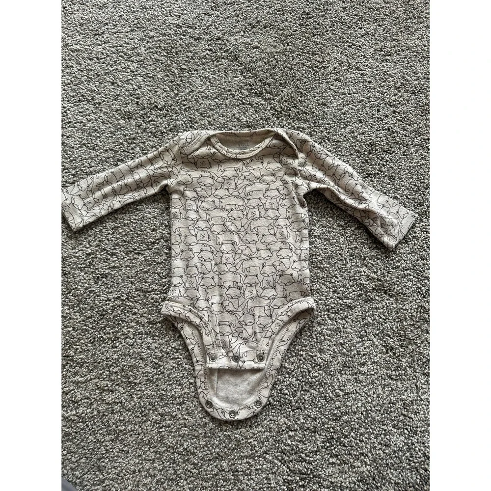 Carter's Child of Mine Baby Fox Camo Fleece Sleeper and Bodysuit SET0-3 Months